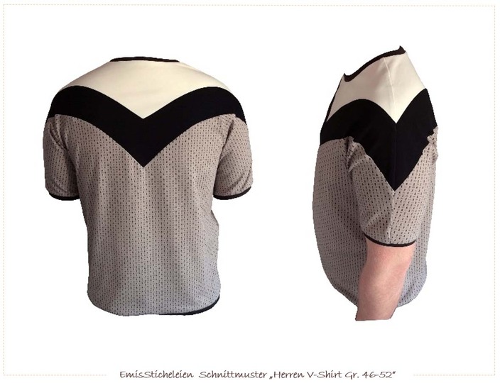 Herren V-Shirt in Größe 46-52