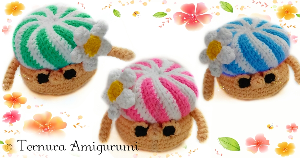 Freunde des Gartens! Häkelanleitung Vogel + Pilz pdf ternura amigurumi english- deutsch- dutch