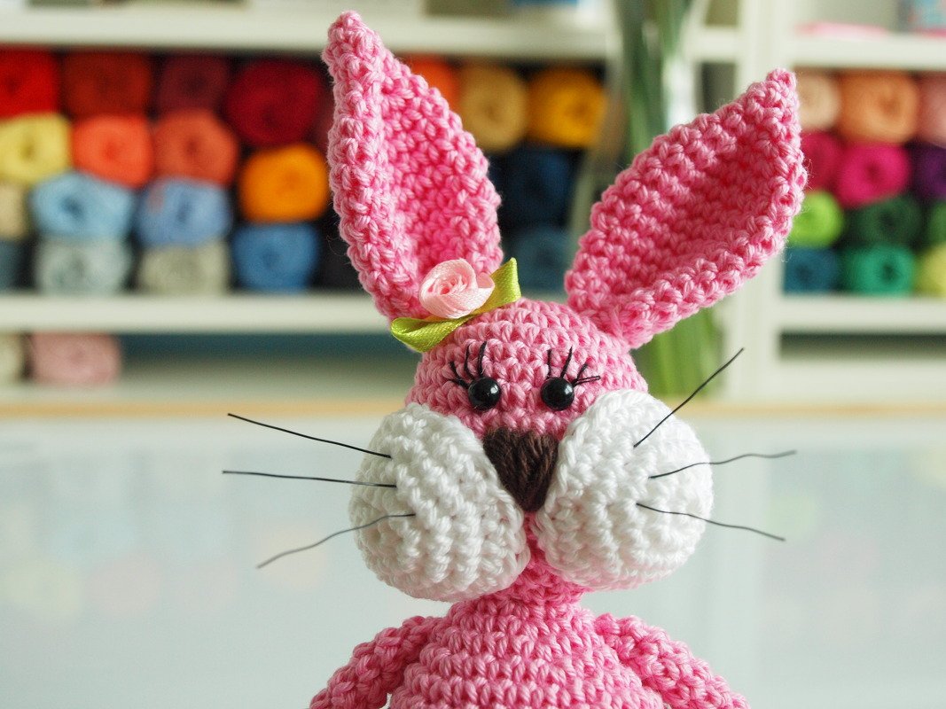 Häkelanleitung Kantenhocker Hase - PDF Datei - Bild 3