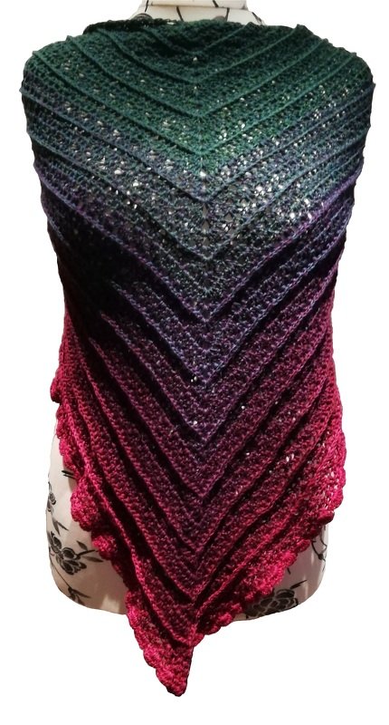 Häkelanleitung Tuch Mulan