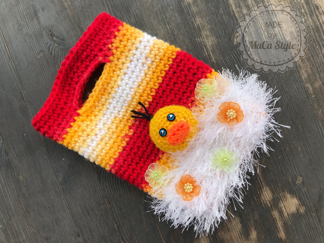 Mini Tasche mit Entenapplikation in 3D Optik - Bild 2