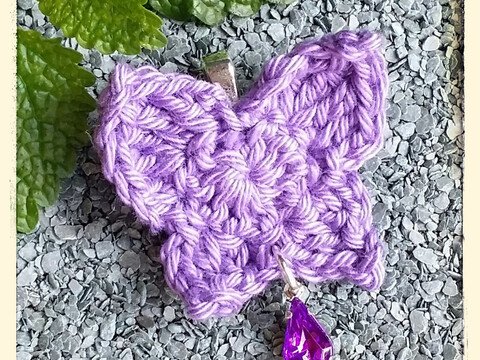 Gehäkelter Schmetterling "Zoe's butterflies"