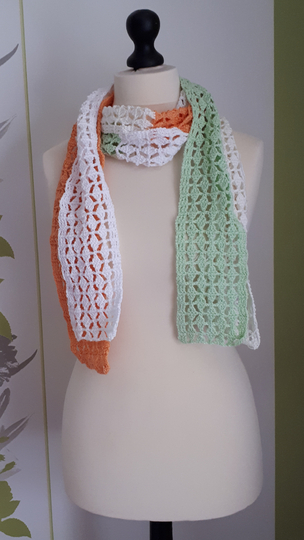 Gehäkelter Sommerschal