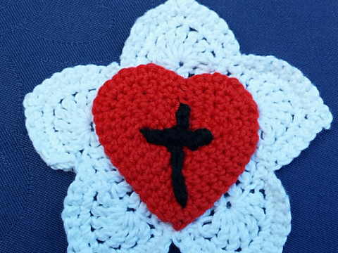 Lutherrose - Deko für Konfirmation