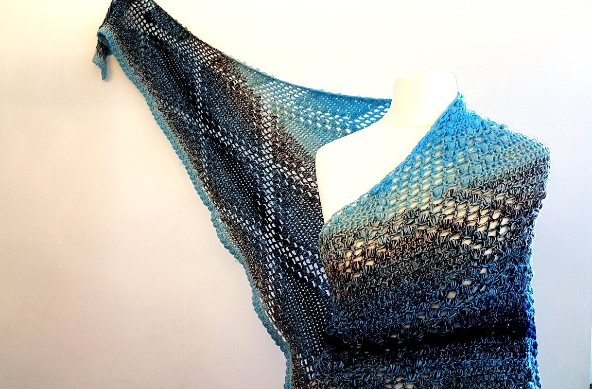 Häkelanleitung Dreieckstuch GEO