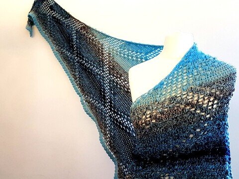 Häkelanleitung Dreieckstuch GEO