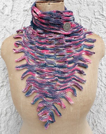 Knitting pattern scarf "quick and easy"