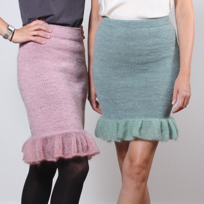 Sally Skirt - Knitting