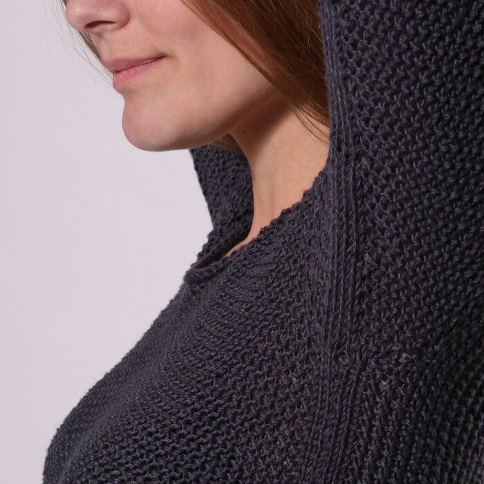 Deep Back with Sleeves - Knitting