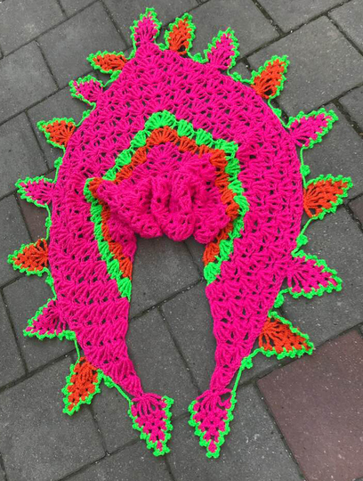 Dreieckstuch „FlammenLace“