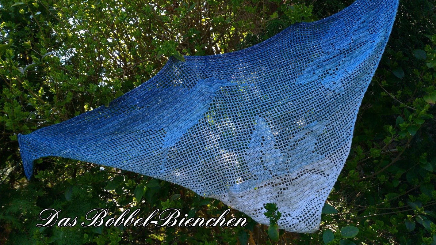 Motivtuch Kolibri´s Lilien