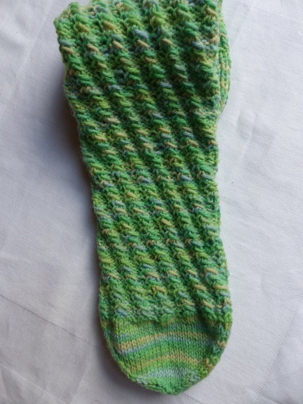 Strickanleitung Spiralsocken - Socken ohne Ferse #AL 58 - Bild 5