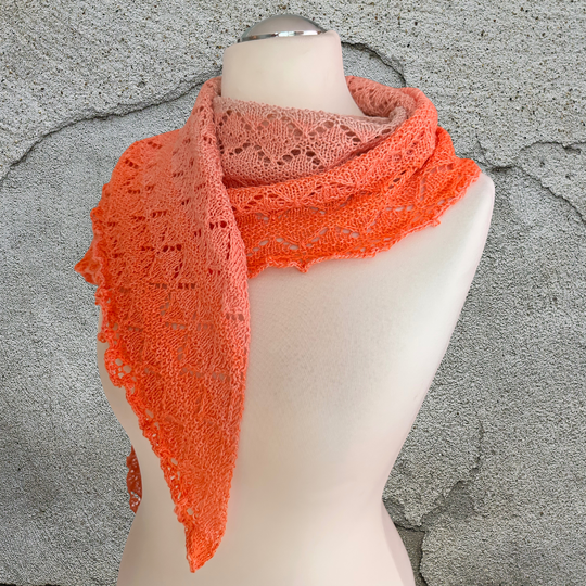 Strickanleitung Tuch Rhombus