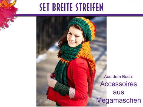 Set: Starke Farben, breite Streifen