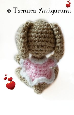 Crochet pattern dog lulu + baby lulu ternura amigurumi 2PDF!! english- deutsch- dutch