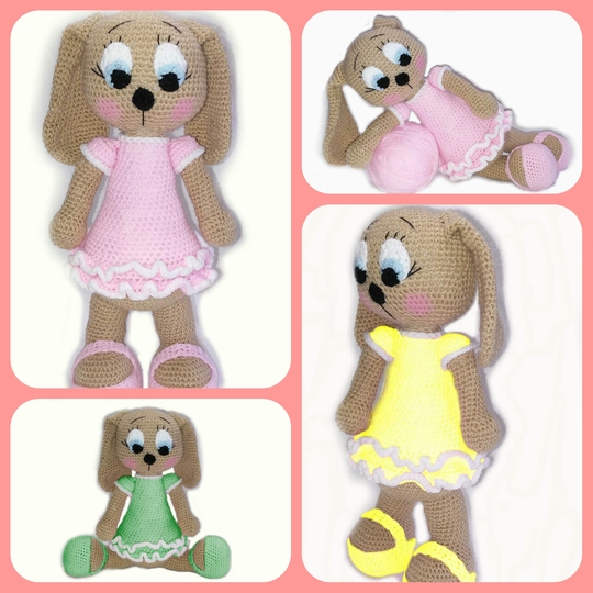 Häkelanleitung  hund lulu + Häkelanleitung Lulu Welpenhund 2PDF ternura amigurumi. english- deutsch- dutch