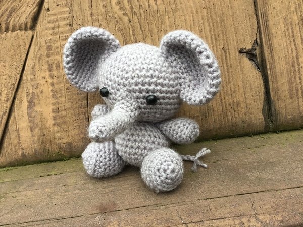 Little Elephant Crochet Toy