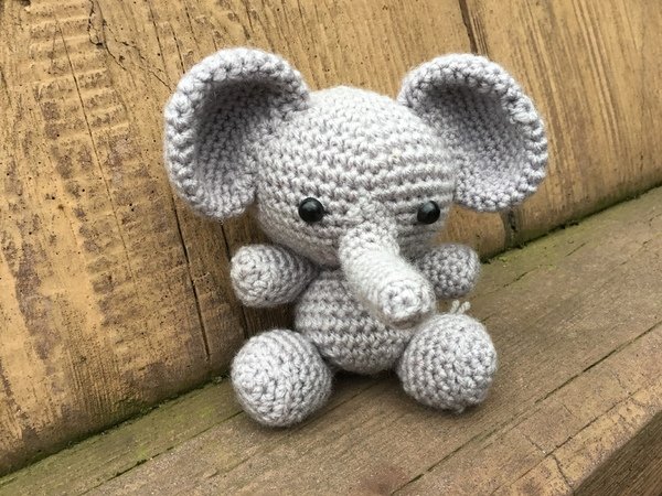 Little Elephant Crochet Toy