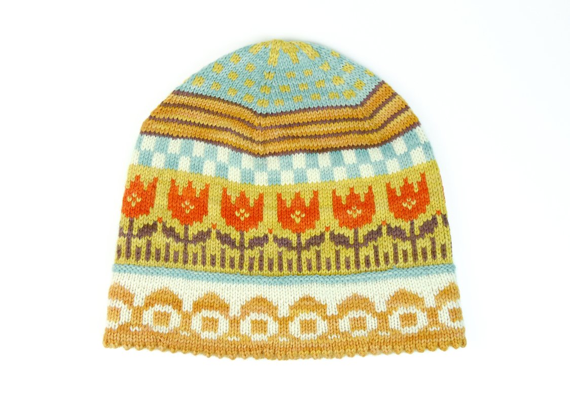 Lady Hat TULIP knitting pattern - Image 2