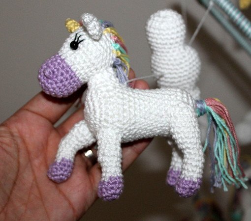 unicorn mobile crochet pattern