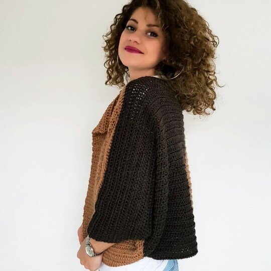 Schokolade und Karamell Jacke