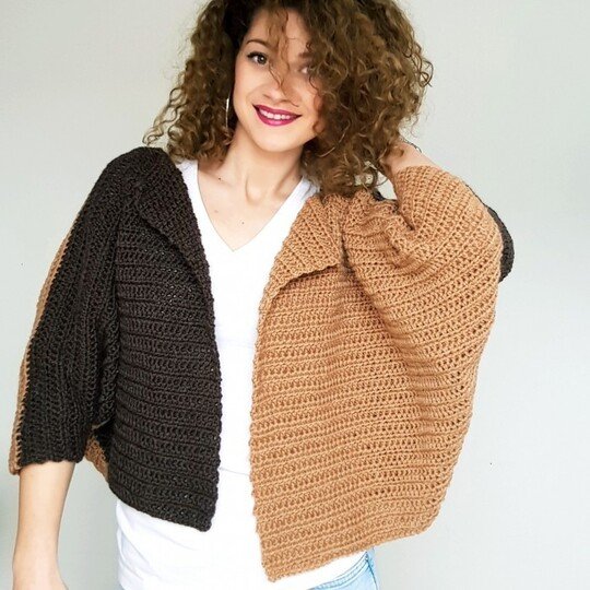 Schokolade und Karamell Jacke