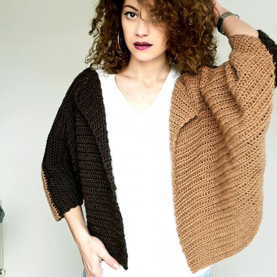 Schokolade und Karamell Jacke