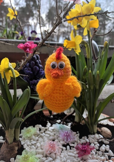 Anleitung Hängeküken