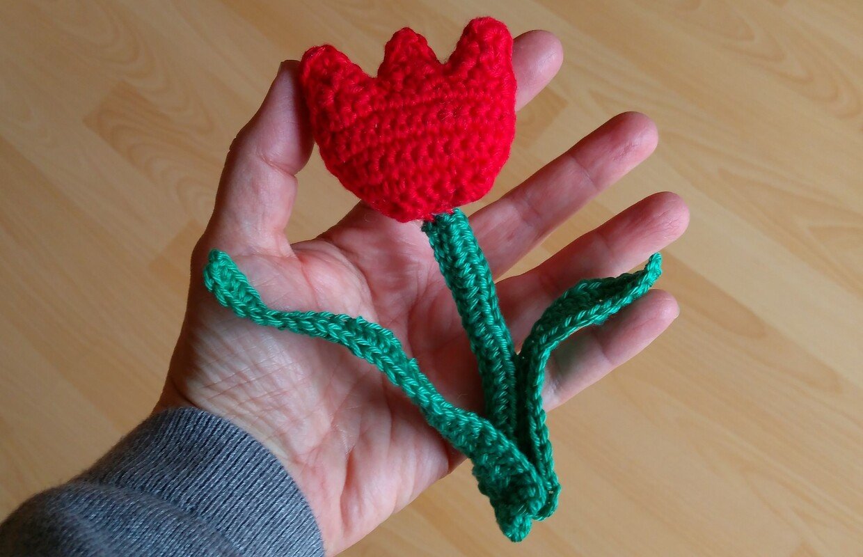 Häkelanleitung - Tulpe