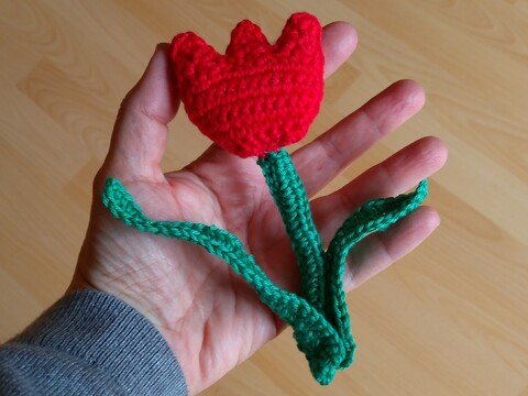 Häkelanleitung - Tulpe