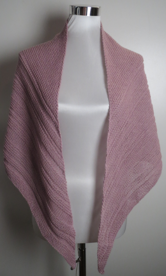 Amber - Stricktuch aus 2 Dreiecken