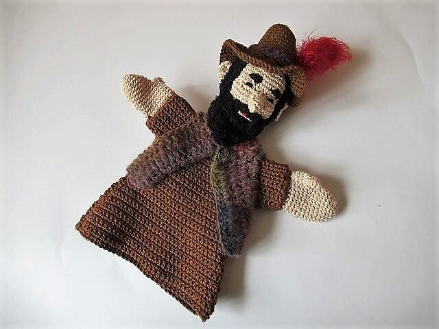 Häkelanleitung: Handpuppe Räuber - Bild 2