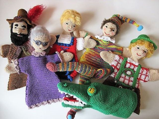 Sparpaket Handpuppen - 6 Häkelanleitungen