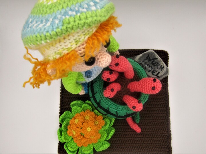 Gartenglück " Floh und sein Wurmhotel"