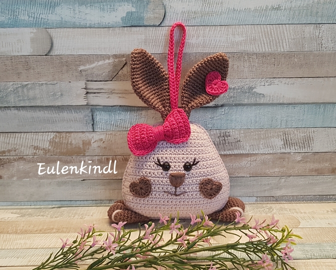 Häkelanleitung Häschen-Anhänger