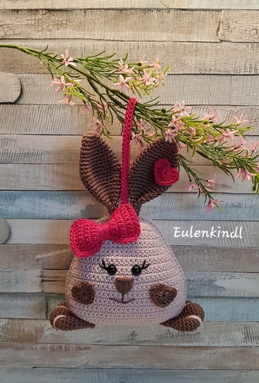 Häkelanleitung Häschen-Anhänger