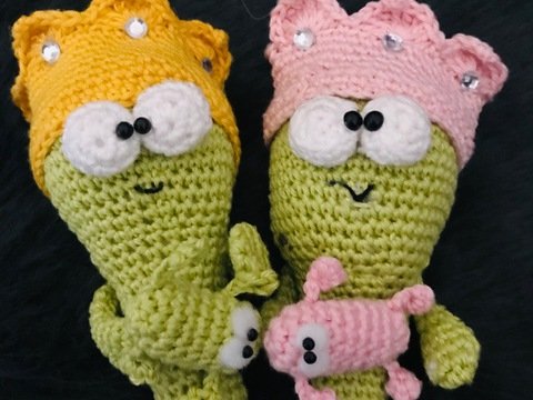 Gartenstecker Froschkönig