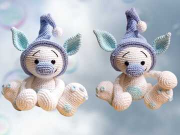 Häkelanleitung Amigurumi / Die Blubbis