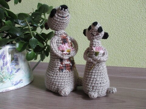 " Felix " und " Bruno " die kleinen Erdmännchen