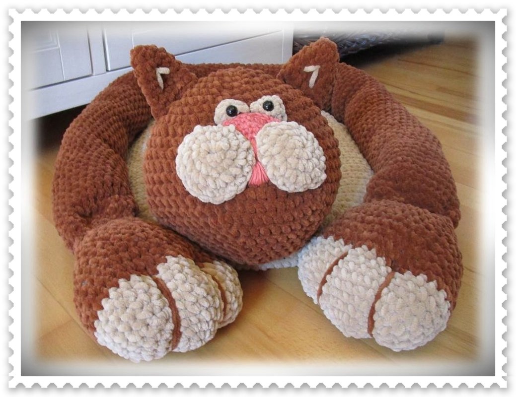 Katzenbett Großer Kumpel / Häkelanleitung - Bild 2