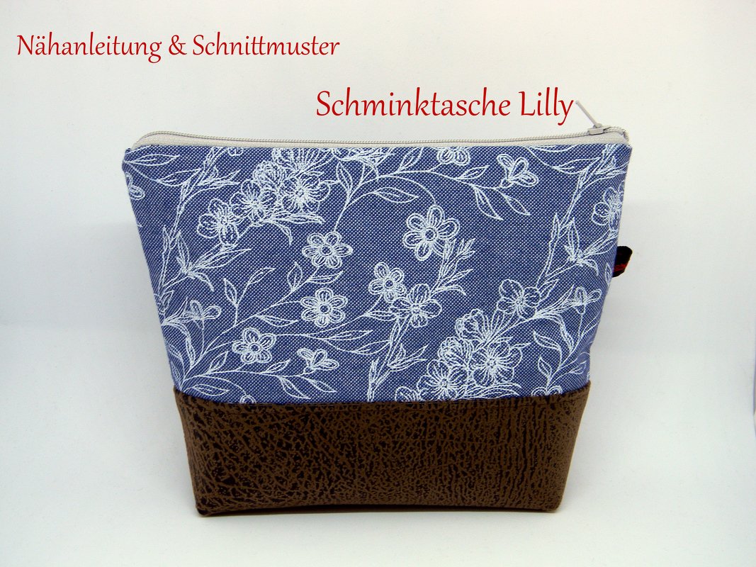 Schminktasche Lilly Schnittmuster und Nähanleitung