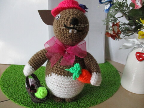 Anleitung " Rudi " Mein lustiger Osterhase