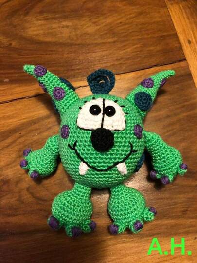 Häkelanleitung Lui Monster