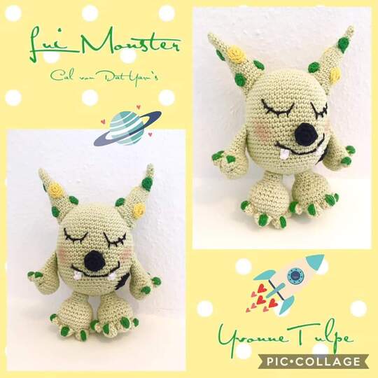 Häkelanleitung Lui Monster