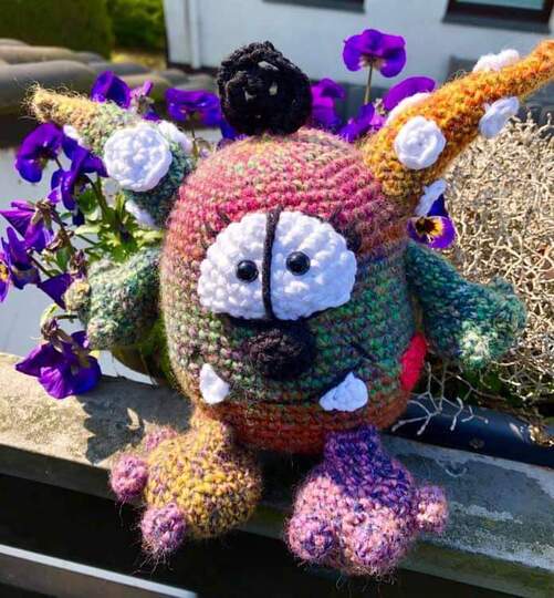 Häkelanleitung Lui Monster