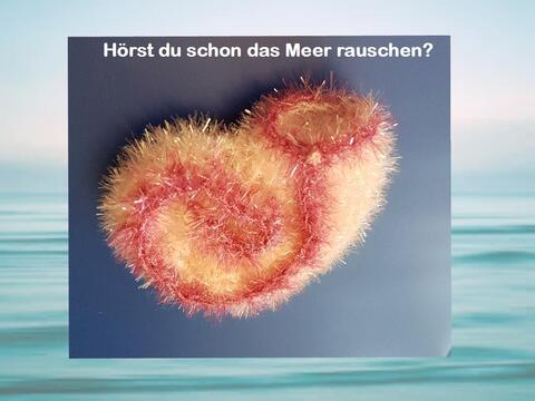 Häkelanleitung: Schnecke Schwammgarn