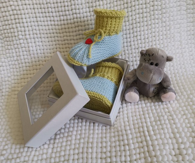 Hearts and Kisses Onesie and Bootie Set