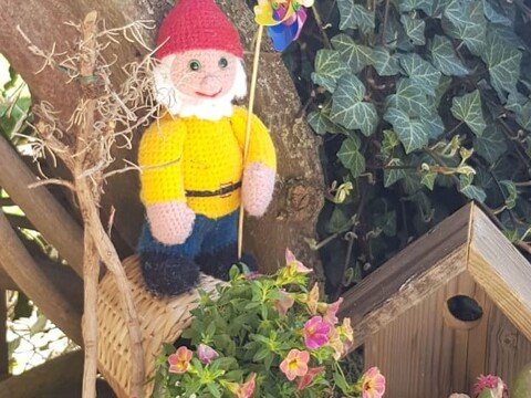 Wetterfester Gartenzwerg