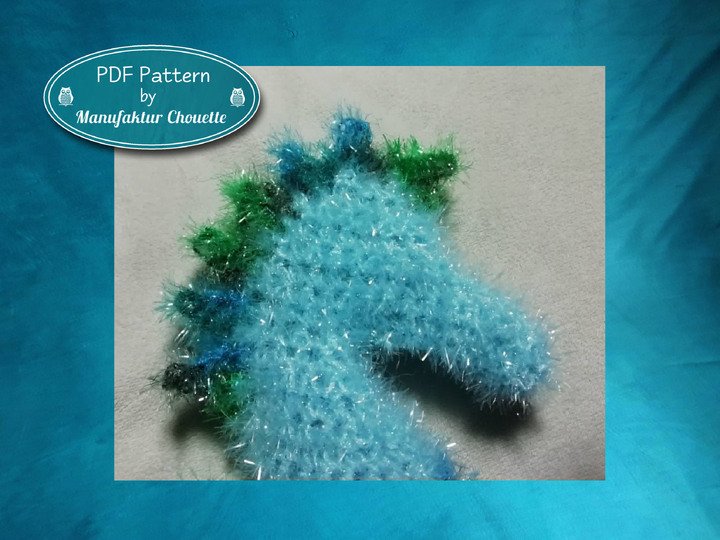 Seepferdchen Duschpuschel (oder Spülschwamm)