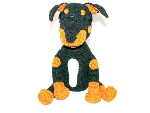 Sam the pinscher english version crochet pattern